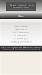 Mobile Screenshot of haag-immobilien.ch